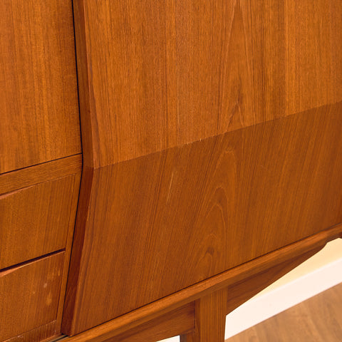 Danish highboard in teak by E.W. Bach