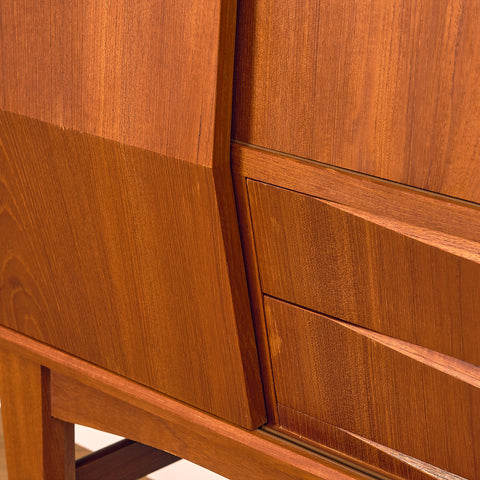 Danish highboard in teak by E.W. Bach
