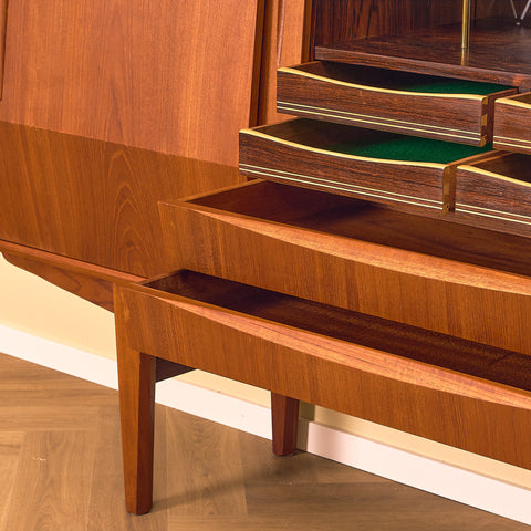 Danish highboard in teak by E.W. Bach