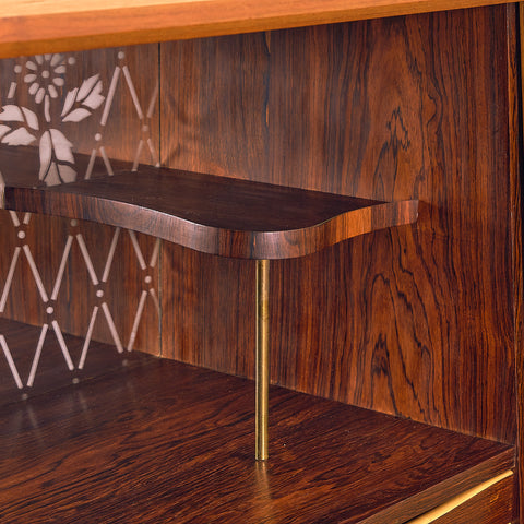 Danish highboard in teak by E.W. Bach