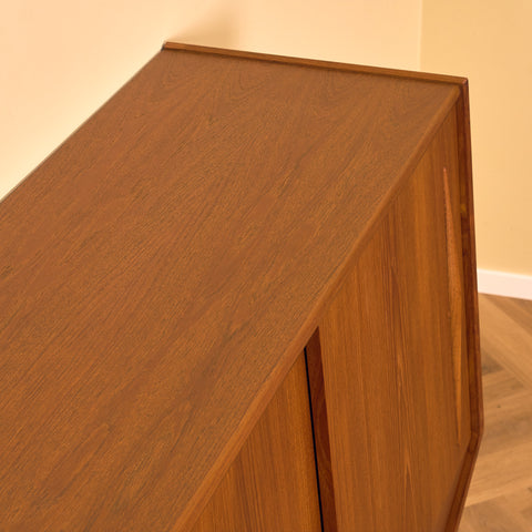 Danish highboard in teak by E.W. Bach
