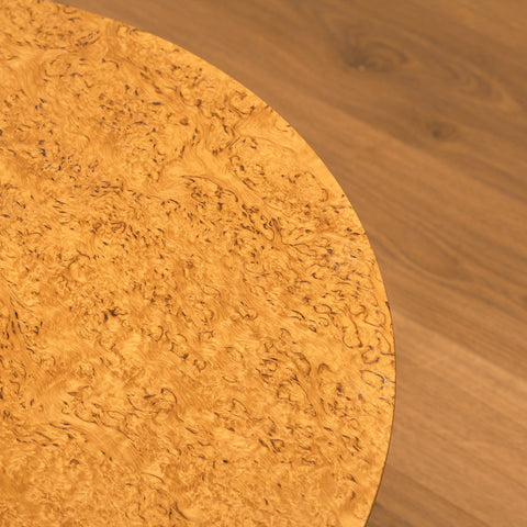 Swedish small side tables in beech and birch, model 'Annika' by Bruno Mathsson, for DUX