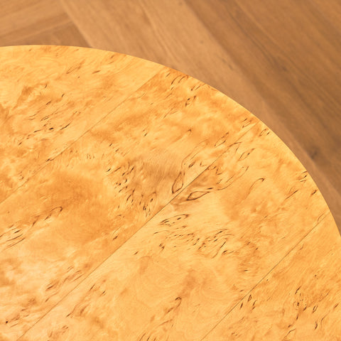 Swedish small side tables in beech and birch, model 'Annika' by Bruno Mathsson, for DUX