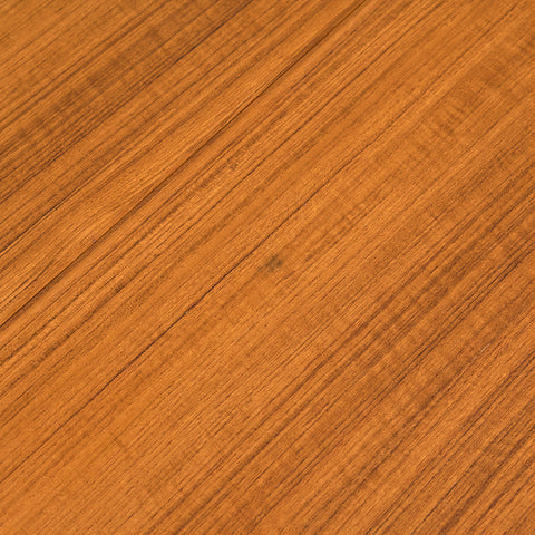 Danish round dining table in teak by Henry Rosengren Hansen