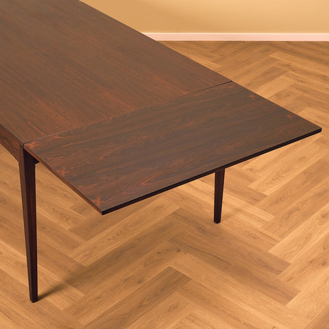 Danish dining table in Santos rosewood