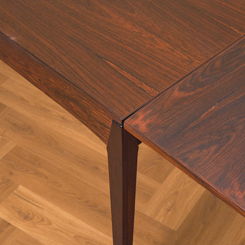 Danish dining table in Santos rosewood