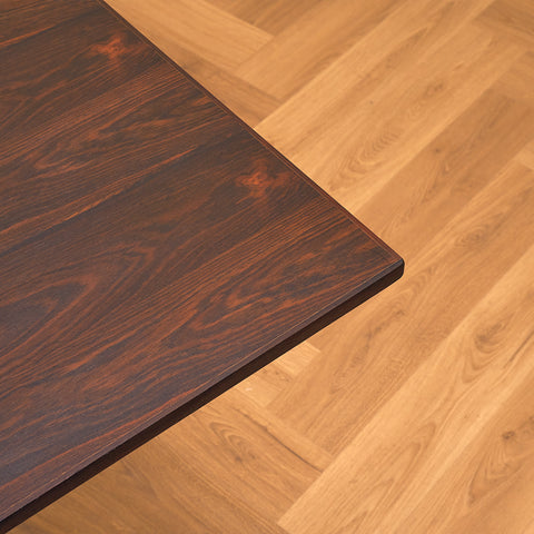 Danish dining table in Santos rosewood