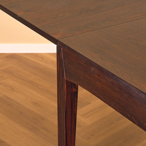 Danish dining table in Santos rosewood