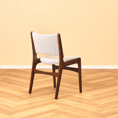 Danish dining chairs in mahogany by Erik Buch for Anderstrup Møbelfabrik, model 89
