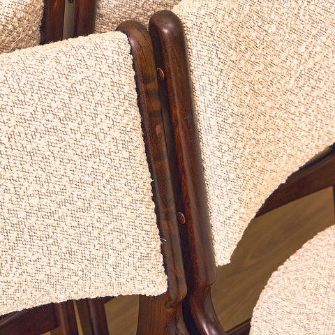 Danish dining chairs in mahogany by Erik Buch for Anderstrup Møbelfabrik, model 89