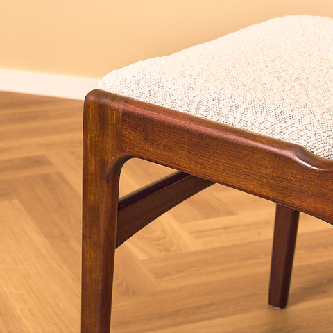 Danish dining chairs in mahogany by Erik Buch for Anderstrup Møbelfabrik, model 89