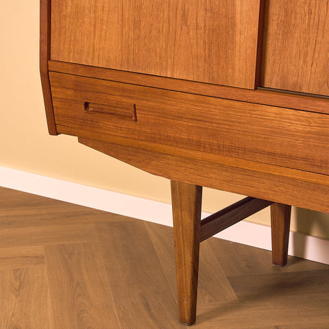 Danish sideboard in teak by P. Westergaards møbelfabrik
