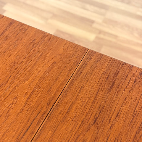 Swedish oval dining table in teak