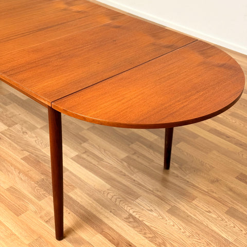Dining table in teak "Arne Vodder style", 1950s-60s, Denmark