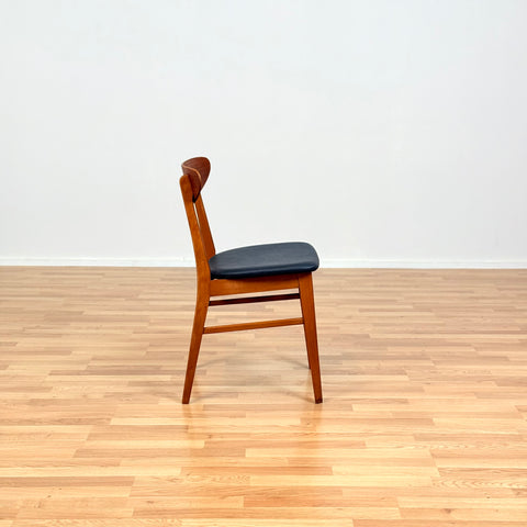 Danish dining chairs in teak & beech by Farstrup, model "210"