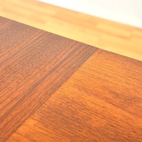 Swedish rectangular dining table in teak