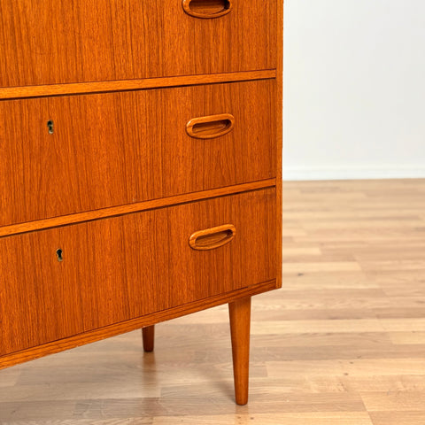 Chest of 3 drawers in teak, Sweden