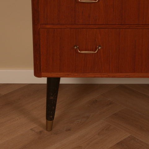 Swedish chest of drawers in teak