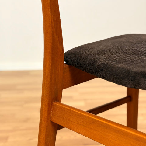 Danish dining chairs in teak & beech by Findahl Mobelfabrik