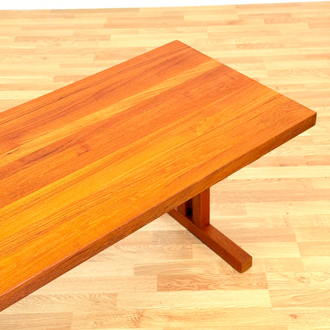 Danish coffee table in solid teak