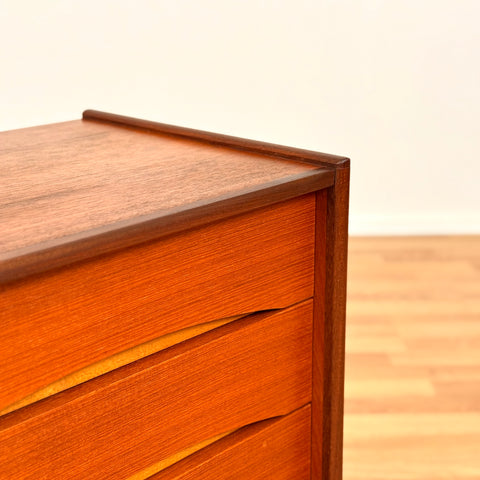 Side table in teak & beech, 1950s-60s, Sweden