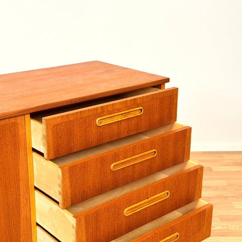 Swedish sideboard in teak & oak by Ulferts Möbler