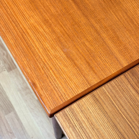 Danish dining table in teak by Henning Kjærnulf for Vejle furniture factory
