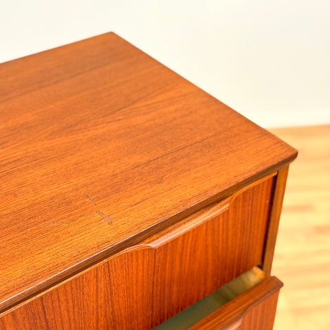 Danish chest of drawers in teak