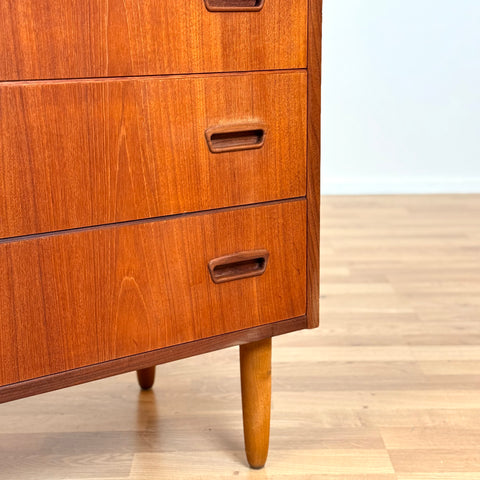 Danish chest of drawers in teak