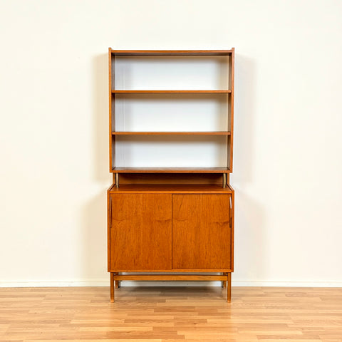 Swedish bookshelf in teak & beech by AB Möbelfabriken Varia, model 'Varia bokhylla'