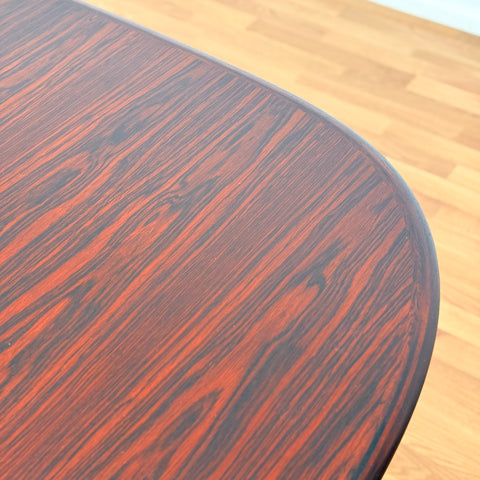 Danish dining table in Santos rosewood by Skovmand & Andersen