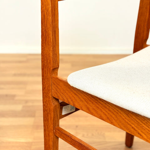 Danish dining chairs in oak