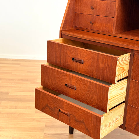 Danish secretary desk in teak