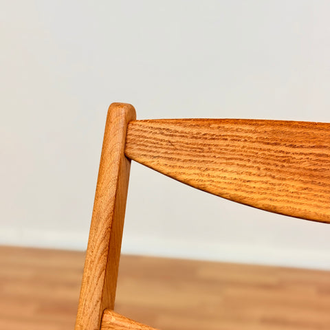 Swedish set of 4 dining chairs in oak
