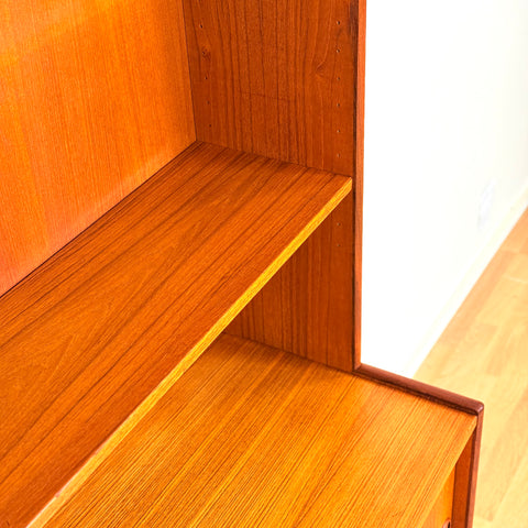 Swedish bookshelf in teak