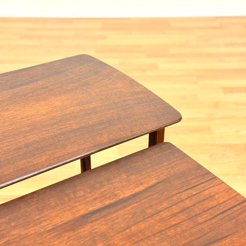 Danish set of nest of tables in teak