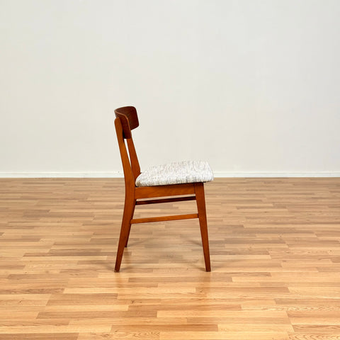 Danish dining chairs in teak & beech by Farstrup