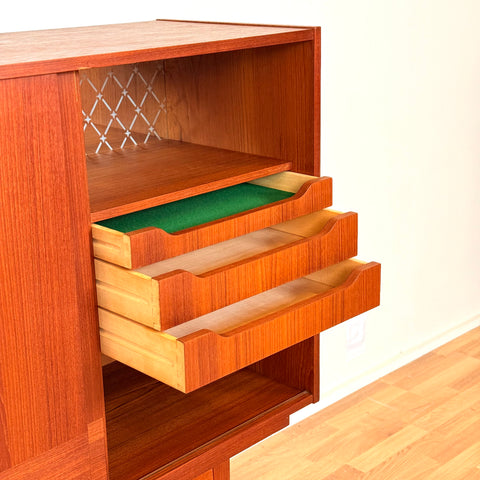 Danish highboard in teak