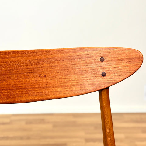 Dining chairs in teak & beech model 210 by Farstrup