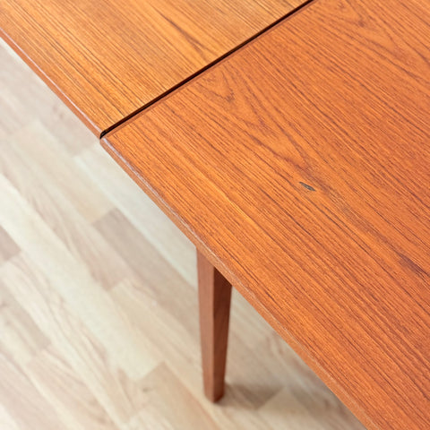 Danish rectangular dining table in teak