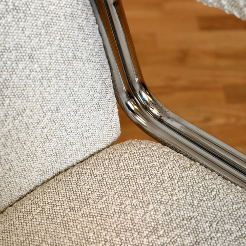 Two armchair in chrome model "Dodó"