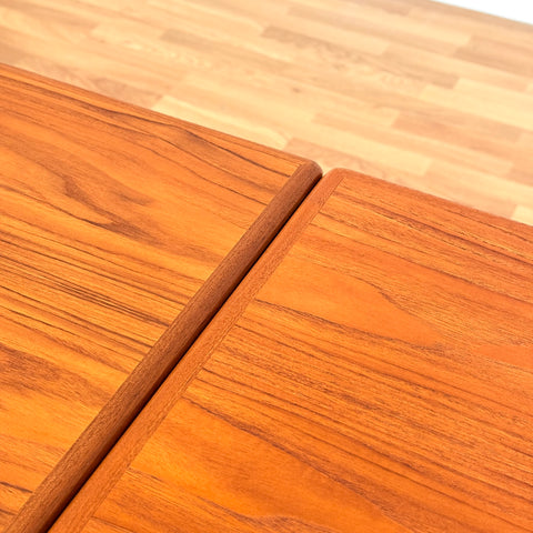 Danish rectangular dining table in teak