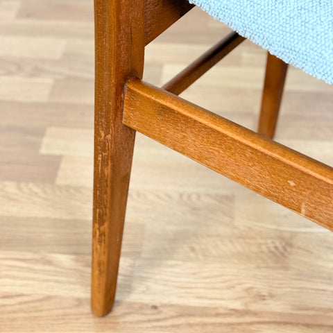 Danish set of 6 dining chairs in teak & beech by Findahl