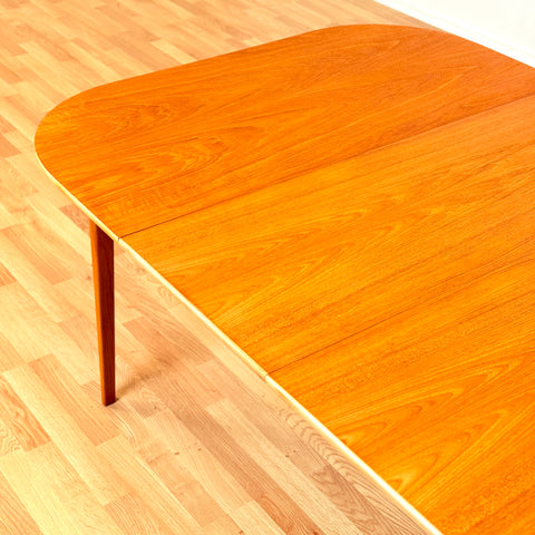 Swedish dining table in teak