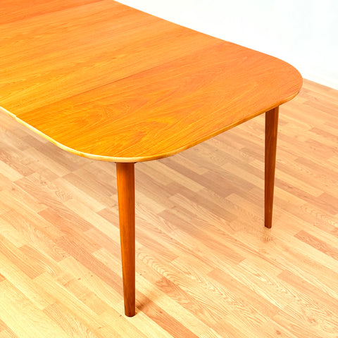 Swedish dining table in teak