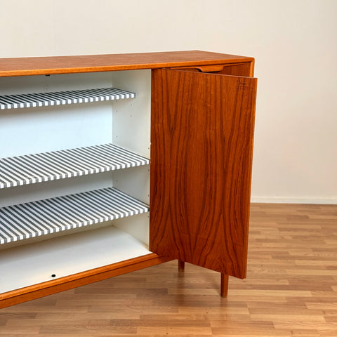 Swedish highboard in teak & oak "Reno" by B.Fridhagen