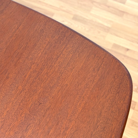 Oval dining table in mahogany by Skovby, ca. 1970s, Denmark