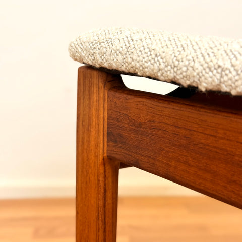 Set of 4 dining chairs in teak by Sorø Stolefabrik, 1950s-60s, Denmark