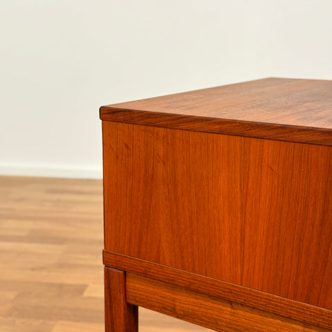 Swedish bedside table in teak