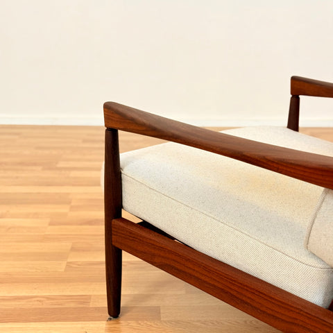 Swedish armchairs in walnut by Erik Wørts for IKEA